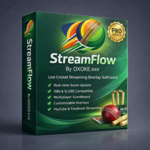 Cricket Score Live Template (Streamflow-) – Lifetime Access